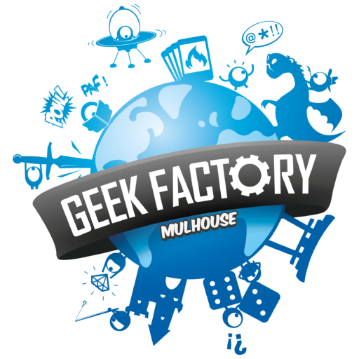 logo de la boutique de jeux de société Geek Factory Mulhouse